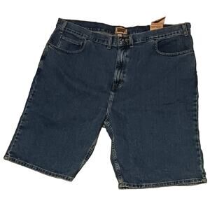 Foundry Denim Shorts Men's 46×11 Medium Blue Denim 100% Cotton New With Tags